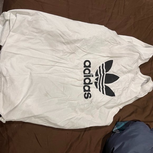 White Adidas Tank - Picture 1 of 1